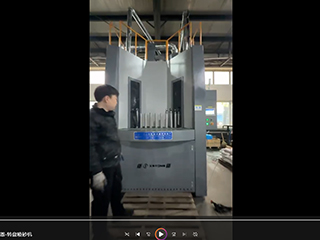 哈尔滨客户案例：汽车减震器转盘式自动喷砂机工作视频